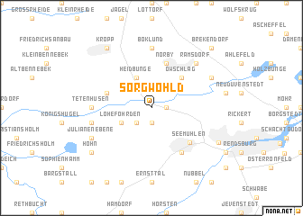 map of Sorgwohld