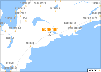 map of Sörhamn