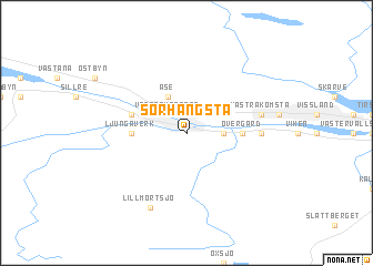 map of Sörhångsta