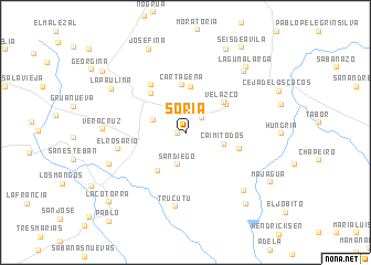 map of Soria