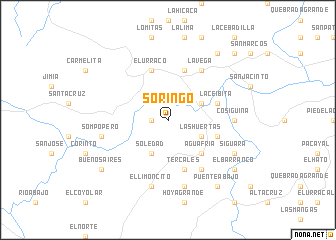 map of Soringo