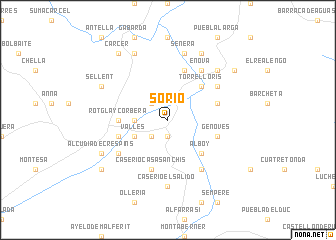map of Sorió