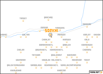 map of Sorkhī