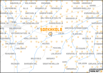 map of Sorkh Kolā