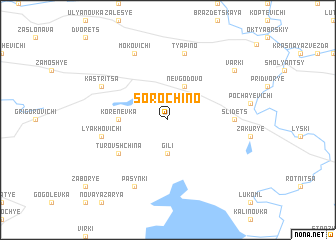 map of Sorochino