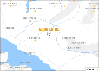 map of Sorochino