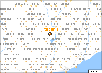 map of Sorofu