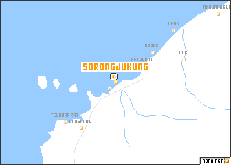 map of Sorongjukung