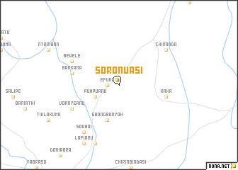 map of Soronuasi