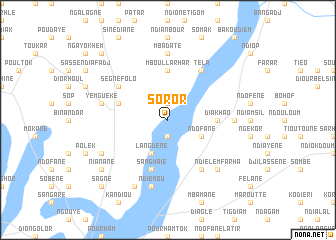 map of Soror