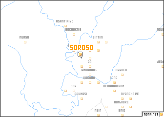 map of Soroso