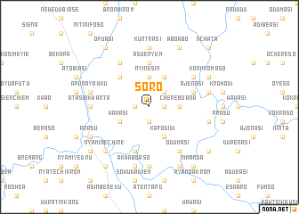 map of Soro