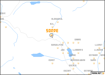 map of Sorpe