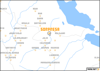 map of Sorpresa