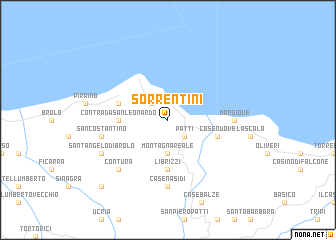 map of Sorrentini