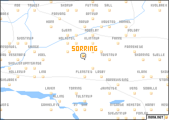 map of Sorring