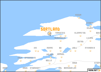 map of Sortland