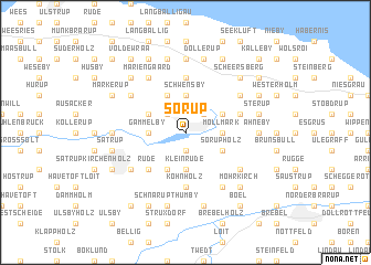 map of Sörup