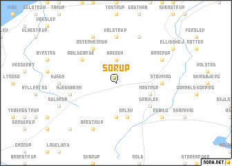 map of Sørup