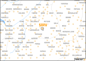 map of Soru