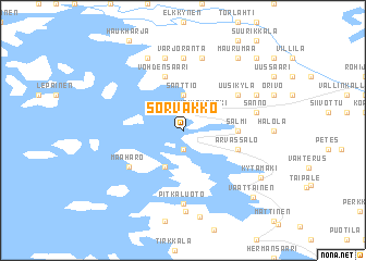 map of Sorvakko