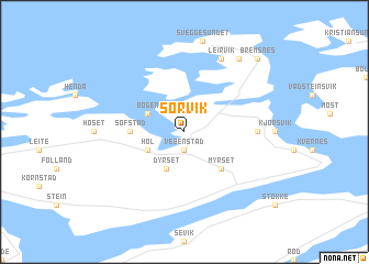 map of Sørvik