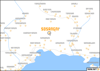 map of Sŏsang-ni