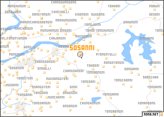 map of Sŏsan-ni