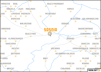 map of Sośnia