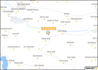 map of Sosnino