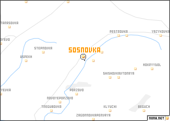 map of Sosnovka