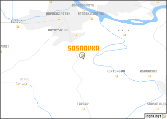 map of Sosnovka