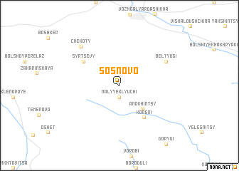 map of Sosnovo