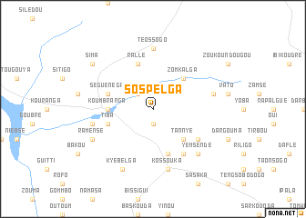 map of Sospelga