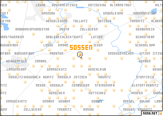 map of Sössen