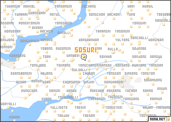 map of Sŏsu-ri