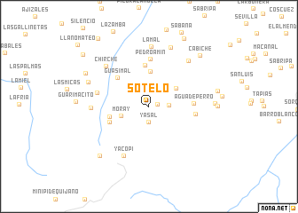 map of Sotelo