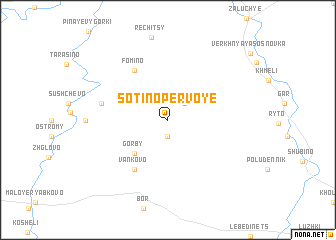 map of Sotino Pervoye