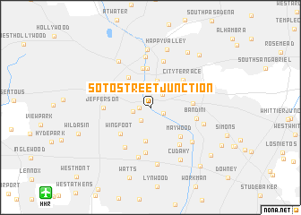 map of Soto Street Junction