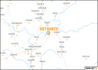 map of Soto Waté