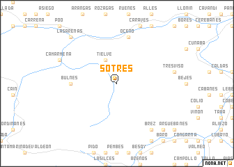 map of Sotres