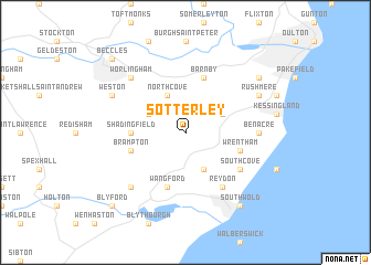 map of Sotterley