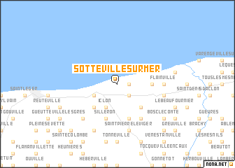 map of Sotteville-sur-Mer