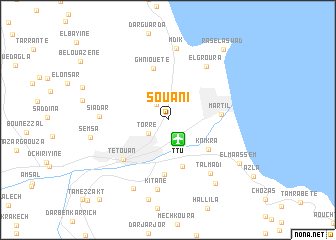 map of Souani