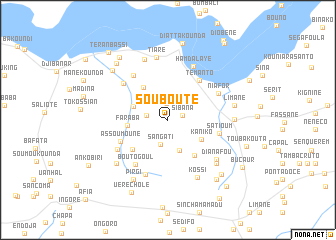 map of Souboute