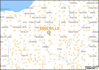 map of Soucaille