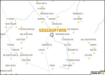 map of Sougoupyana