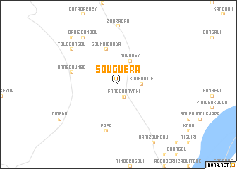 map of Souguéra