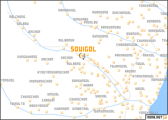 map of Sŏŭi-gol