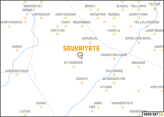 map of Soukaïyâté